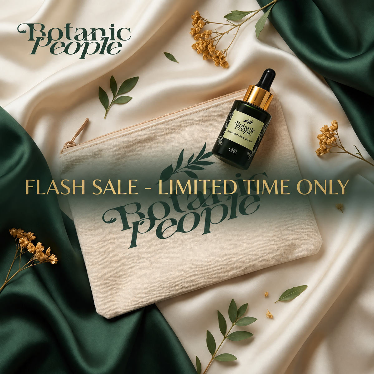 Flash Sale 1 - Botanic Make Bag - Limited Quantity Offer